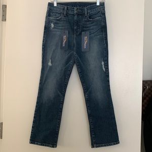 NWOT Dark Wash Crop Jeans